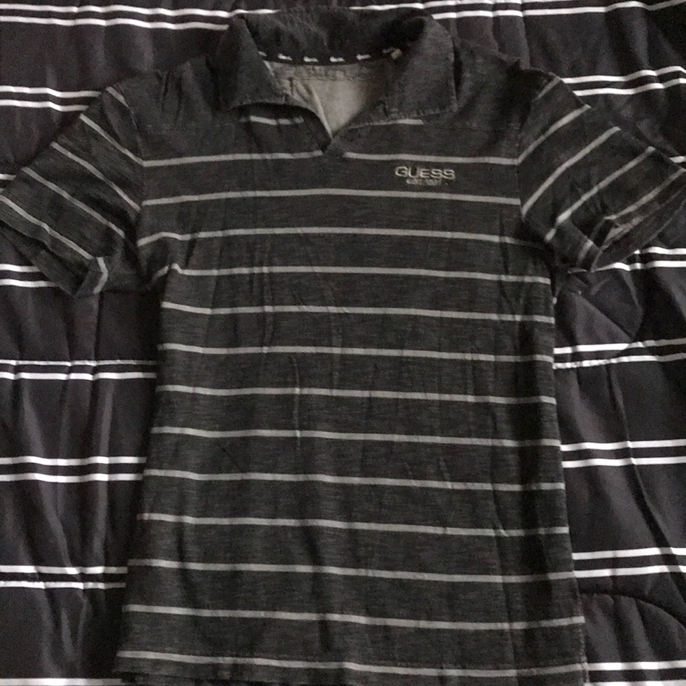 Guess striped polo